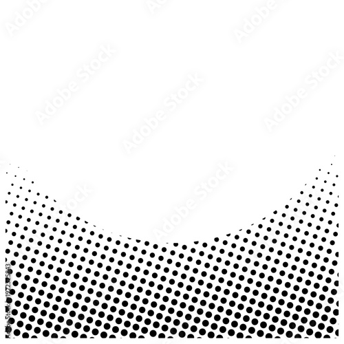 Abstract Halftone Wave Dot Background