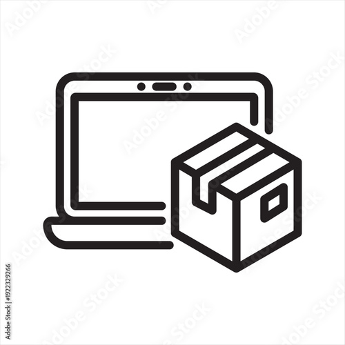 Virtual Goods virtual economy simple line icon