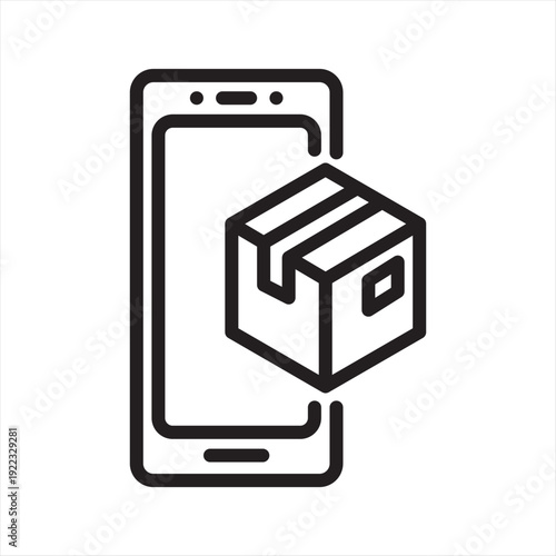Virtual Goods virtual economy simple line icon