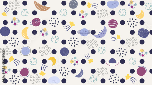 abstract background with dots