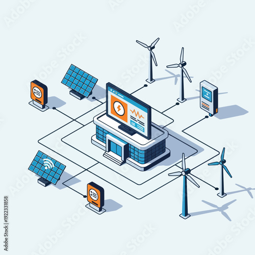 Smart Home Automation System with Renewable Energy.