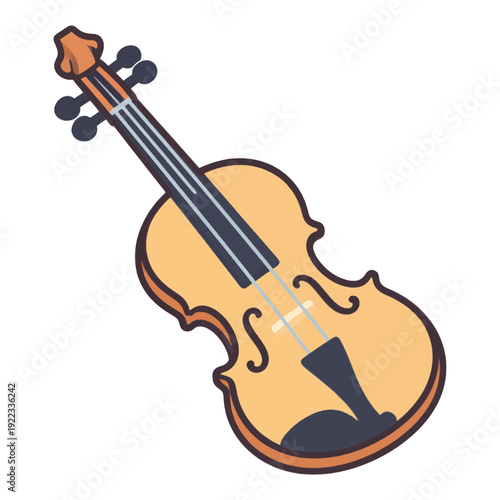 Violin Vector Icon For Music Apps