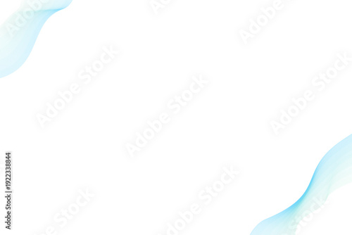 青色の流れるような抽象的な波のライン背景素材 ベクター 幾何学 模様