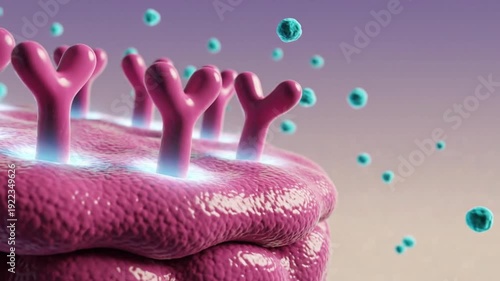 Ultra-Realistic 3D Visualization of Autoimmune Disease – Autoantibodies Attacking Healthy Tissue
