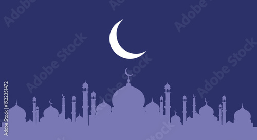 Ramadan kareem background. Modern vector flat illustration ramadan social media posts collection