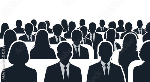 Business team meeting audience conference seminar corporate presentation professional success leadership