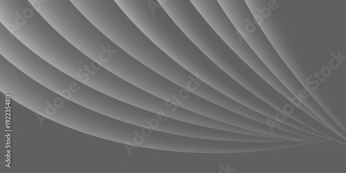 Abstract minimalist white and gray curve modern background. texture white pattern. vector illustration