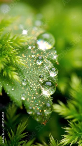 Wallpaper Mural Frosted Grass Blades Sparkle Macro view of individual grass blades with a fine layer of frost and dew, shimmering with a crisp, glittery appearance under soft light. Torontodigital.ca