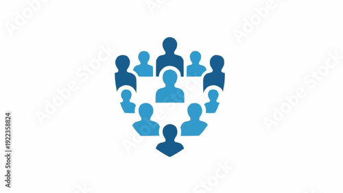 Group of people icon teamwork.