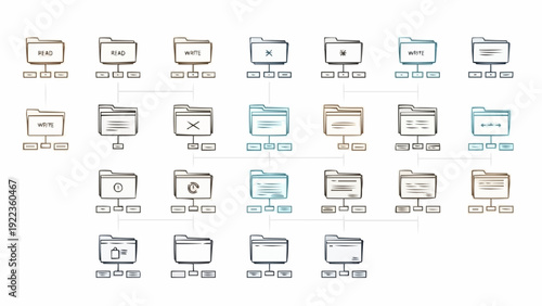 Collection of computer browser windows icons.