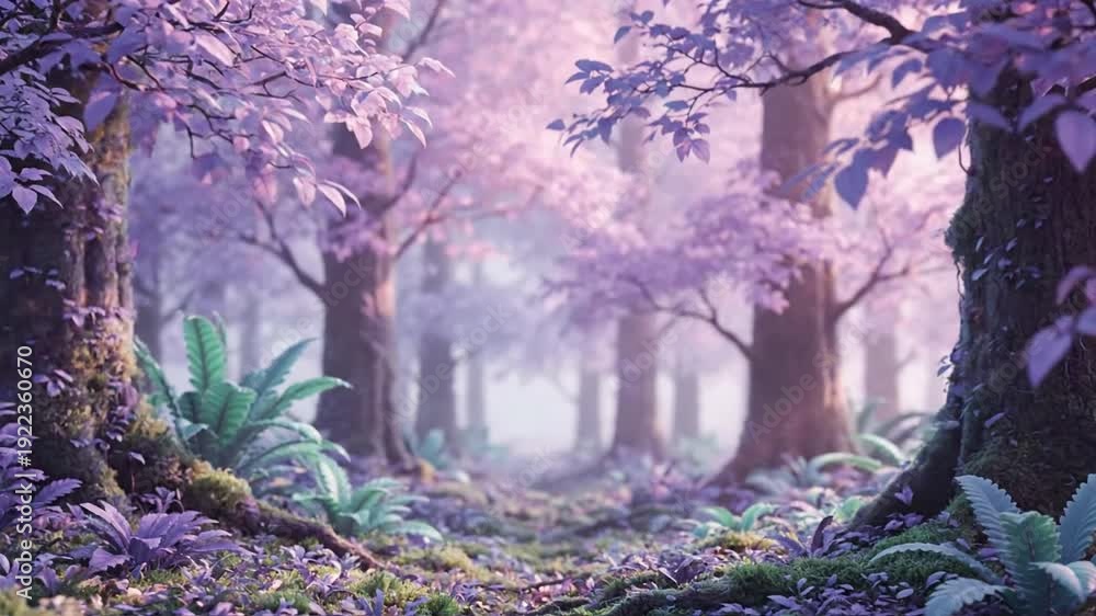 custom made wallpaper toronto digitalPastel Woodland Ambiance Tranquil Scene