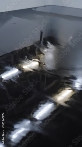 Wallpaper Mural Shimmering Metallic Fluid Textures Highlight the lustrous, metal-like qualities of the fluid and its gentle movement. Torontodigital.ca