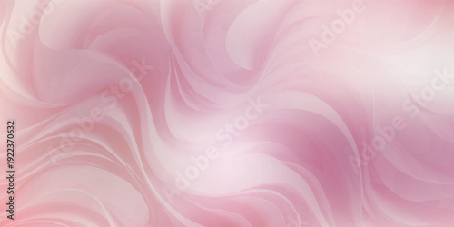 Abstract Pink Swirls and Waves Background.