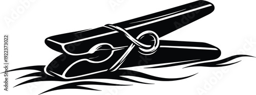 Black and White Cinnamon Sticks Vector Illustration Food Spice Design.