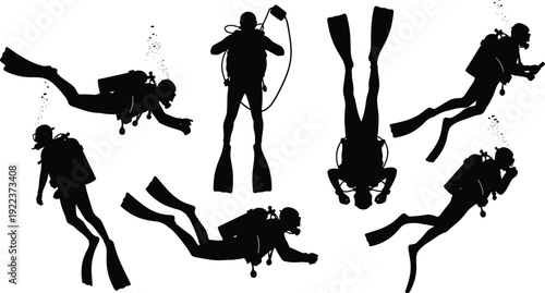 Black silhouette set of medieval weapons and blunt instruments isolated on white background for fantasy gaming, historical combat, and weaponry.