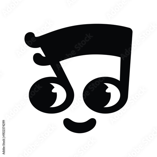 keynote music vector face cartoon musician piano keyboard instruments icon song symbol character mascot illustration clip art isolated design