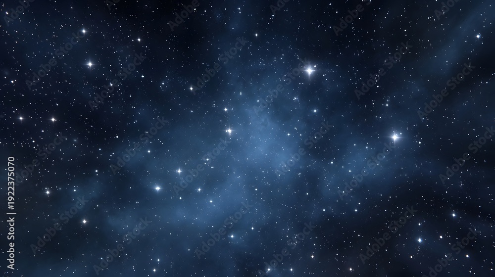 Obraz premium A deep space vista showcasing countless stars and swirling nebulae against a dark infinite canvas