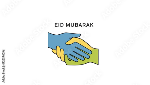 Hands shaking in greeting gesture.