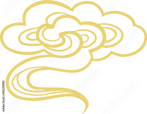 Traditional Chinese auspicious cloud pattern