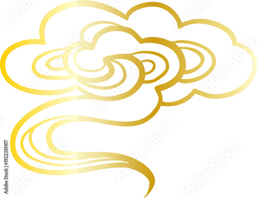 Traditional Chinese auspicious cloud pattern