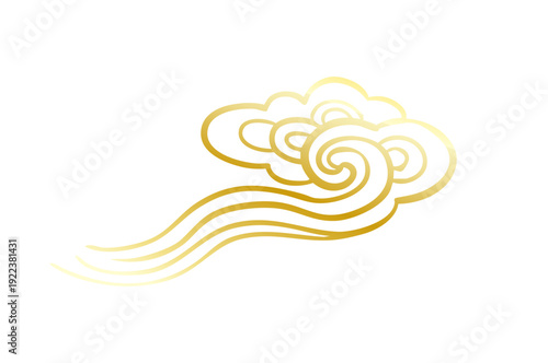 Traditional Chinese auspicious cloud pattern
