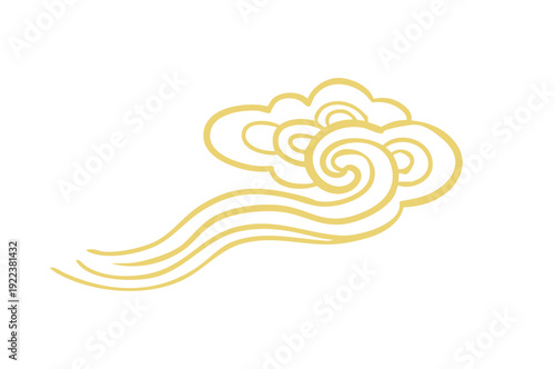 Traditional Chinese auspicious cloud pattern