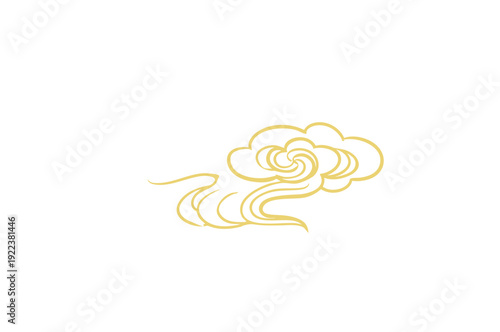 Traditional Chinese auspicious cloud pattern