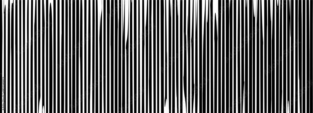 Obraz premium Line black stripes and pattern horizontal abstract with gradient stripe tone. Wave monocrome geometric and motion design white with modern dynamic gradation. Halftone line straight
