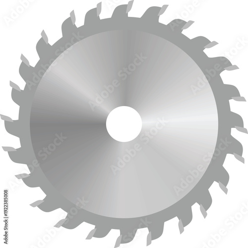 Circular saw blade. vector illustration