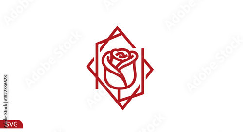 Red Rose Logo Design