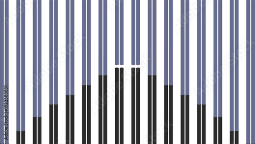 The texture consists of vertical double stripes. The upper part is lighter.