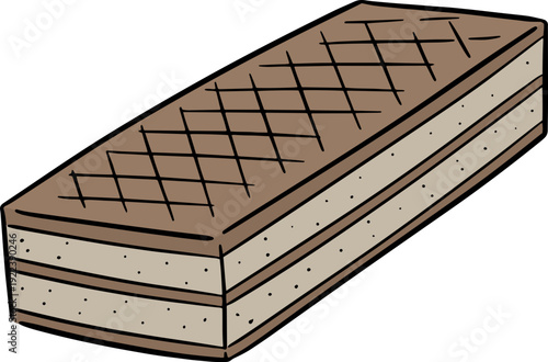 Illustration of wafer