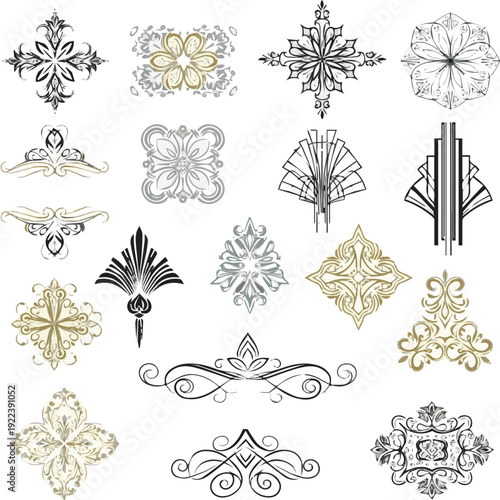 I Need A Kinds of Different vector Art with a white background Ornamente Images
