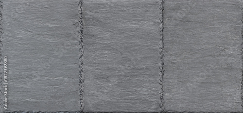 Natural three segment stone slate roof tile texture