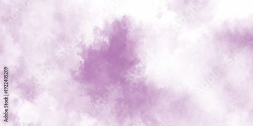 Abstract light purple and white background. Old paper texture. Monochrome texture painted on canvas. Smoke watercolor vintage background.