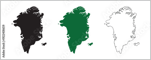 Venezuela Map Silhouette Solid Black Outline and Satellite Style Vector Isolated on White Background