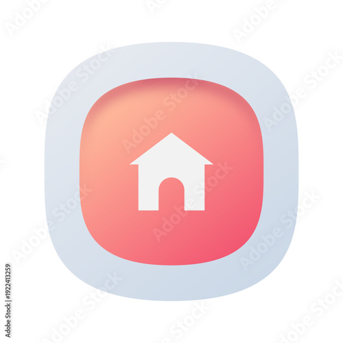 Essential UI Icon – Home Button for Prototyping Tools
