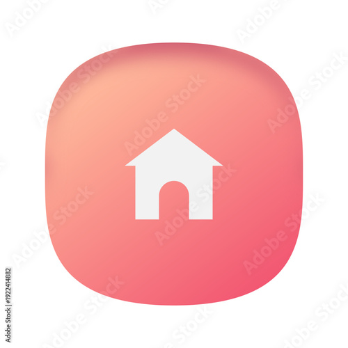 Home Symbol for Navigation Drawer or Sidebar Menu
