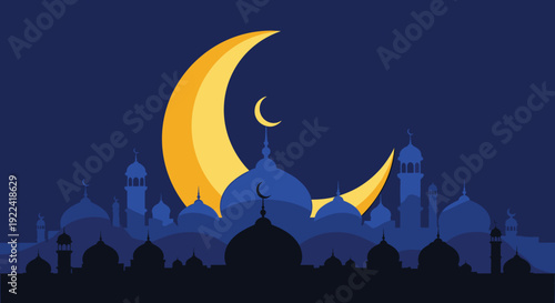 Eid Mubarak Design Background. abstract Vector Illustration for greetings card, poster and banner.