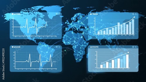 Global Wearable Health Data Analytics Network Map