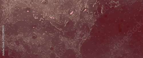 analog film texture. dark red foamy water surface