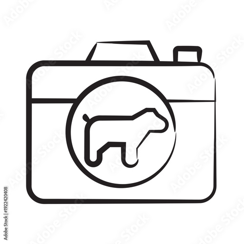 Camera with animal