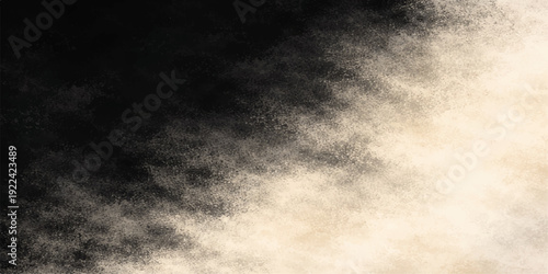 Dark clouds texture an abstract storm sky where deep blue and black smoke-like fog layers create a moody nature backdrop under the dim night light