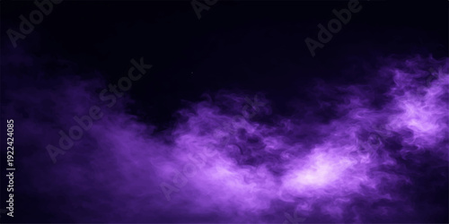 Abstract blue smoke background texture with dark space clouds and motion energy for a stormy night sky backdrop
