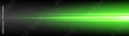 Abstract dark background with glowing turquoise horizontal light beams and subtle lens flare. Smooth gradient fade to black, cinematic sci-fi style, perfect for tech, energy, futuristic