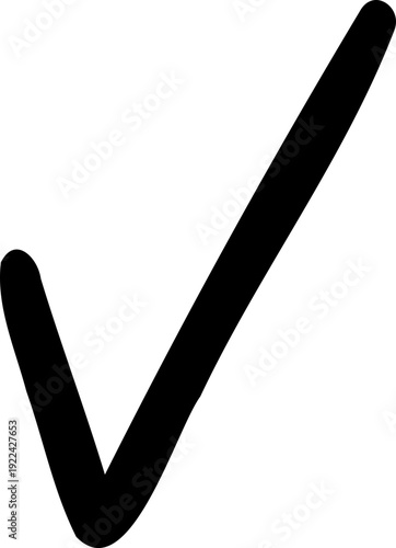 Check mark sign, Hand drawn doodle sketchy element. Tick, cross mark and exclamation mark icon. Approved, yes, confirm, done, vote, accept, tick, select, check box