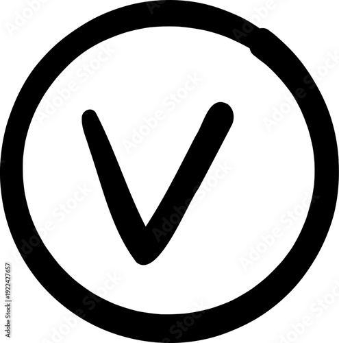 Check mark sign, Hand drawn doodle sketchy element. Tick, cross mark and exclamation mark icon. Approved, yes, confirm, done, vote, accept, tick, select, check box