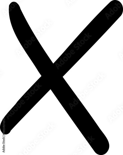 Check mark sign, Hand drawn doodle sketchy element. Tick, cross mark and exclamation mark icon. Approved, yes, confirm, done, vote, accept, tick, select, check box