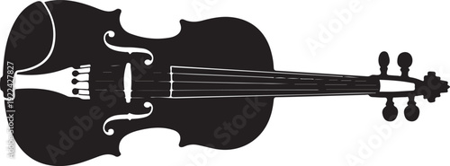 silhouette violin