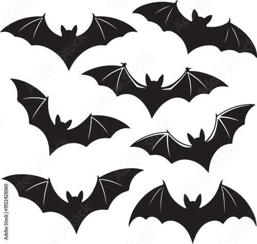 silhouetten bat set